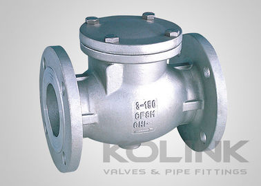 JIS Swing Check Valve CF8 CF8M SCS13A SCS14A Flanged Damper Dostępny