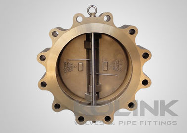 Brązowy zawór kontrolny wafer C95800 AB300 Flanged Lugged