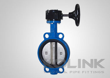 Wafer Butterfly Valve Wlewane żelazne ciało elastyczne siedzące klasa 150 PN16 AS2129 SANS1123