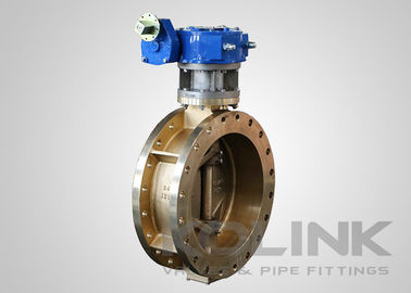 Podwójny offset brązowy C95500 Butterfly Valve Podwójny ekscentryczny płytka płytkowa
