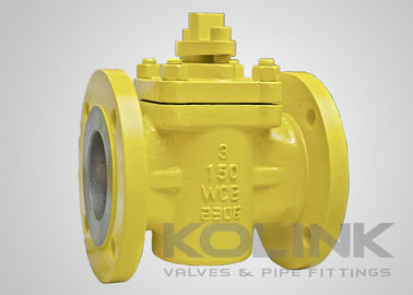 PTFE, zawór z wtyczką z rękawem, zawór z wtyczką bez smaru, stali odlewanej, 150-900 API 599