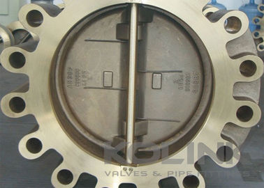 Brązowy zawór kontrolny wafer C95800 AB300 Flanged Lugged