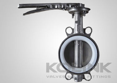 PTFE siedzący zawór motyla koncentryczny 2-48 cali klasy 150