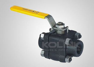 2pc Walcowany zawór kulkowy ze stali, z spawanym gniazdem / końcem NPT, CL150-1500 A105 F304