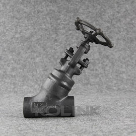 Wykute stalowe Y Glob Valve Oblique Stop Valve Regular Port Socket Wylotowane