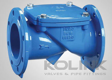 Gumowe klapki Swing Check Valve Ductle Żelazo GGG50 Zawór bezwrotny